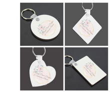 Load image into Gallery viewer, Double Sided Blank Keychain
