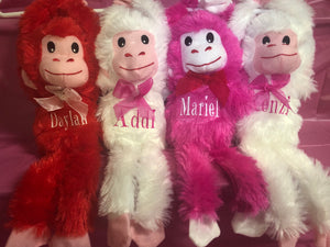 Personalized Valentine Monkey