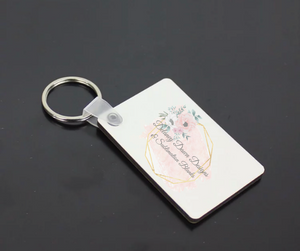 Double Sided Blank Keychain