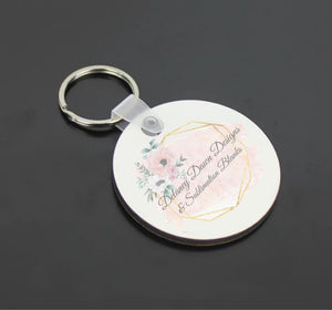 Double Sided Blank Keychain