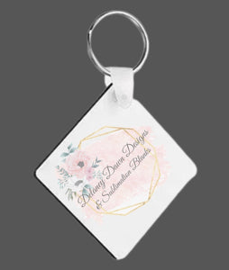 Double Sided Blank Keychain